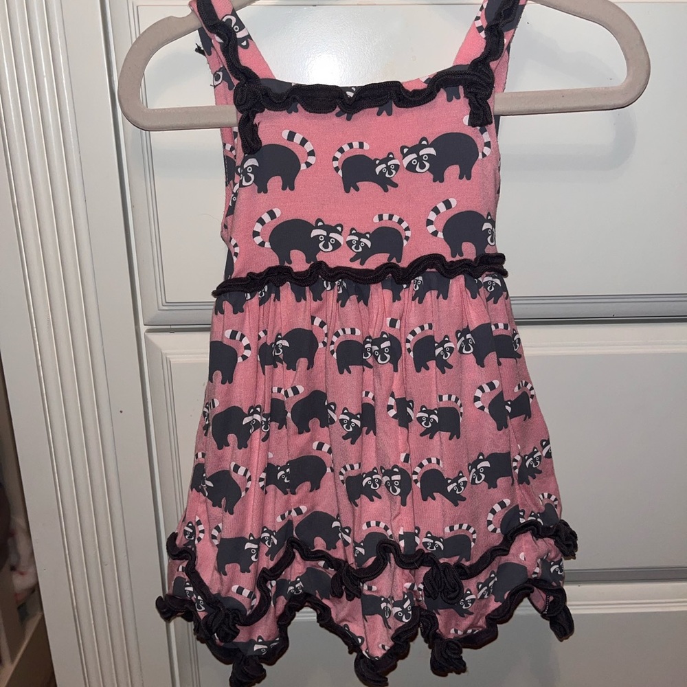 Kickee ruffle tie dress